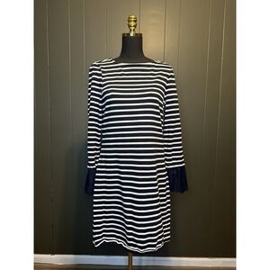 Beach Lunch‎ Lounge Shay Dress Navy Blue White S Small